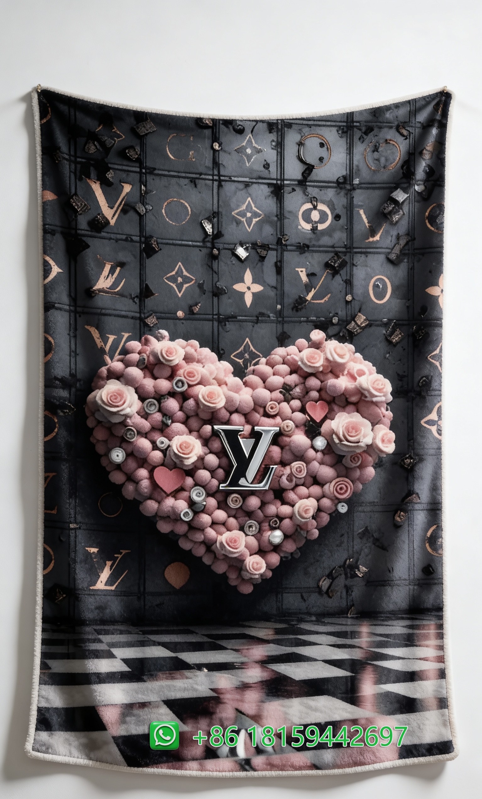Louis Vuitton Throw Blankets